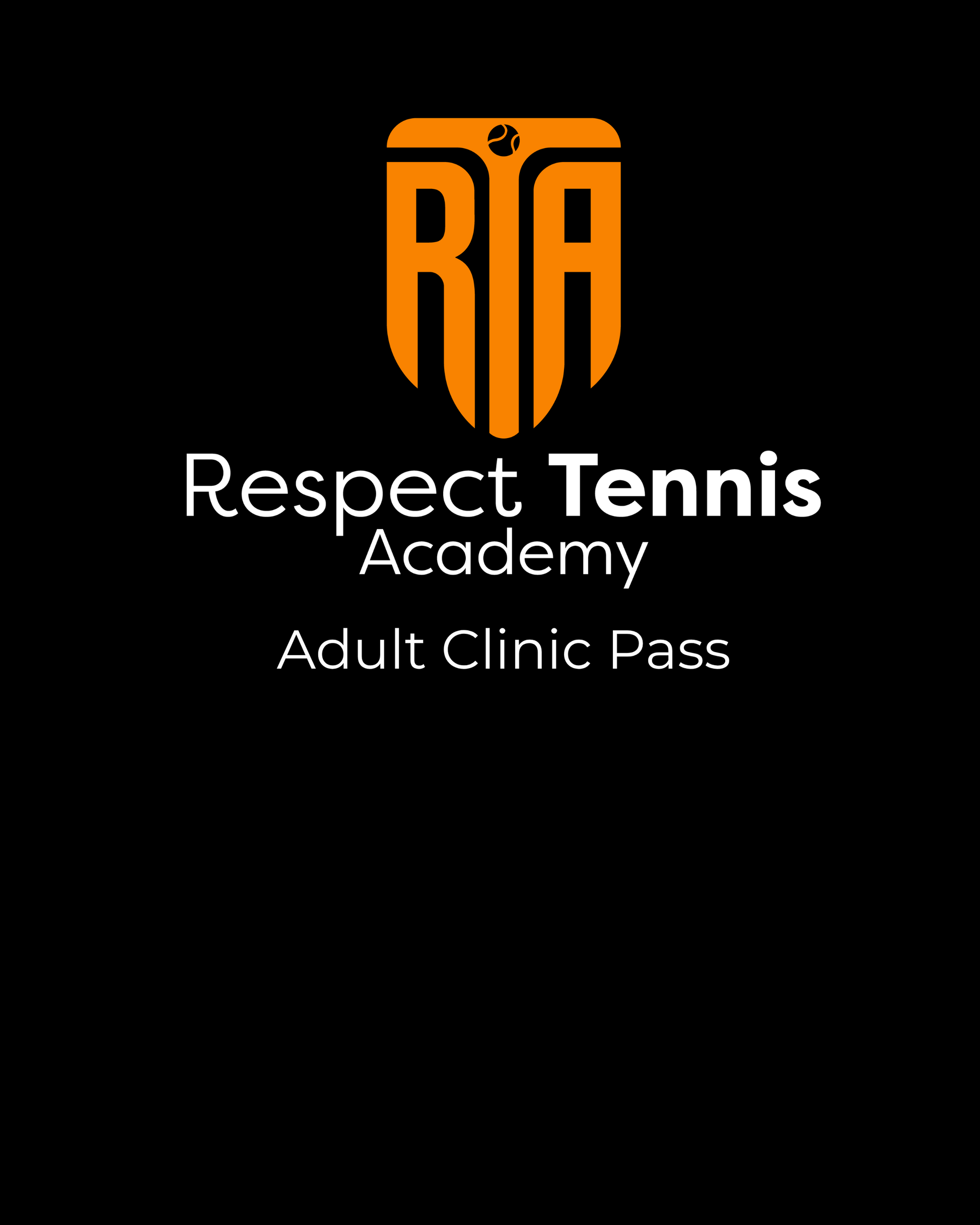 Open Tennis Adult Clinic Pass